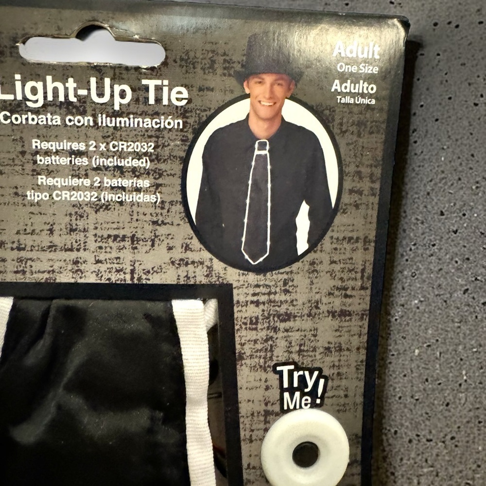 Brand New Light-Up Necktie – Make a Statement at Your Next Event! Costume - Picture 3 of 7